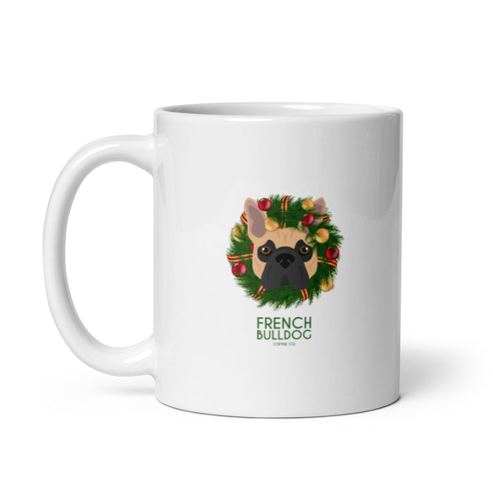 "Frenchie Wreath" Mug