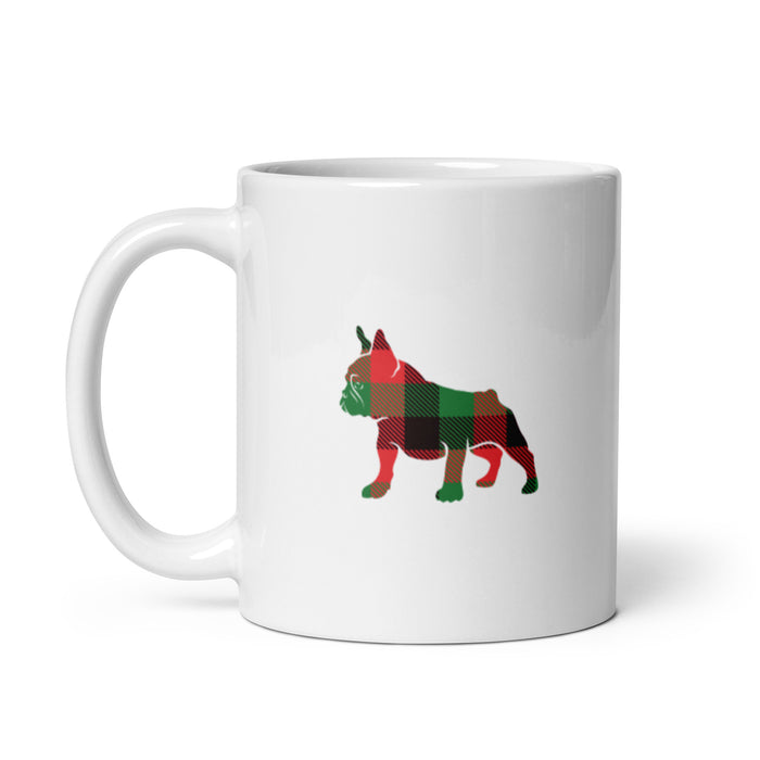 "Plaid Frenchie" Mug