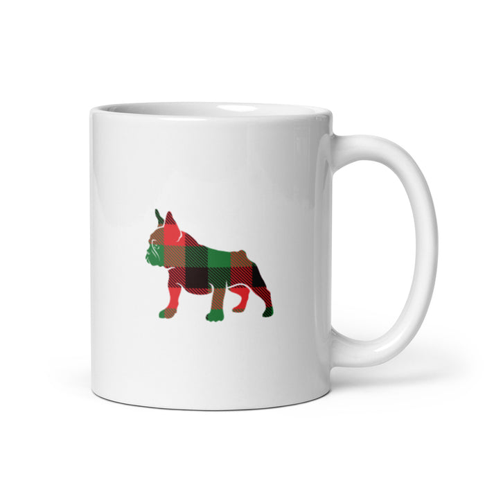 "Plaid Frenchie" Mug