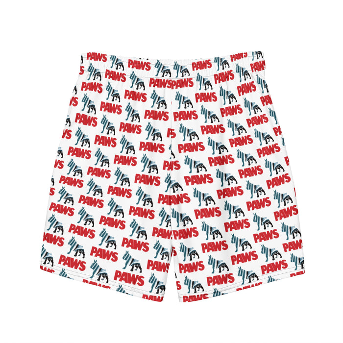 "PAWS" Swim Trunks