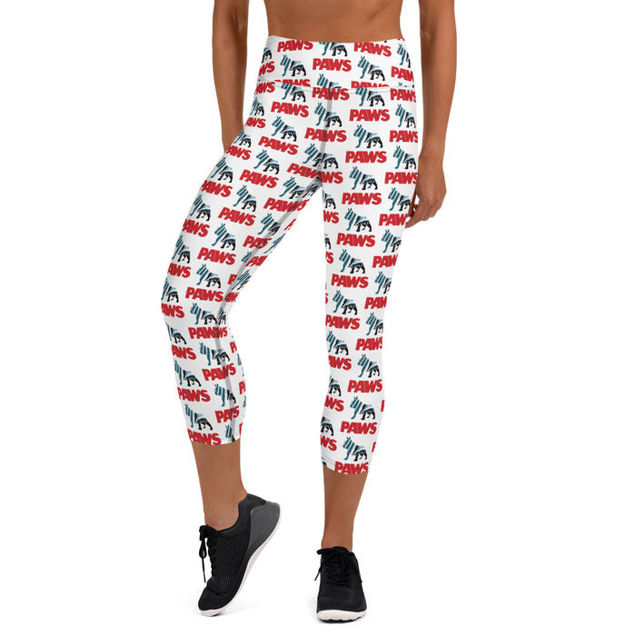 "PAWS" Capri Leggings