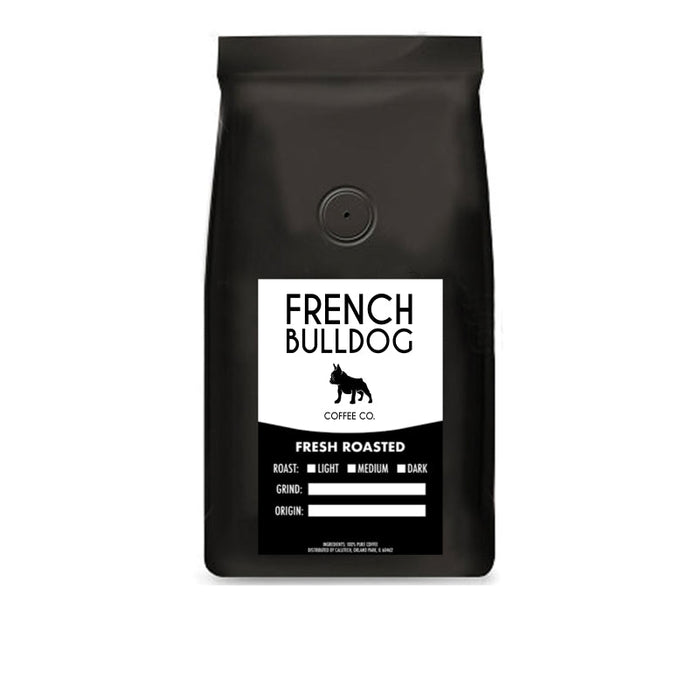 White Frenchie Turtle Coffee — OFFICE SUBSCRIPTION